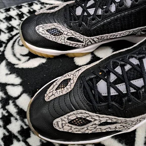 %Nike Jordan 11 Low IE Black Cement 919712-006 Men's size 10.5 / AJ12 - Picture 8 of 12